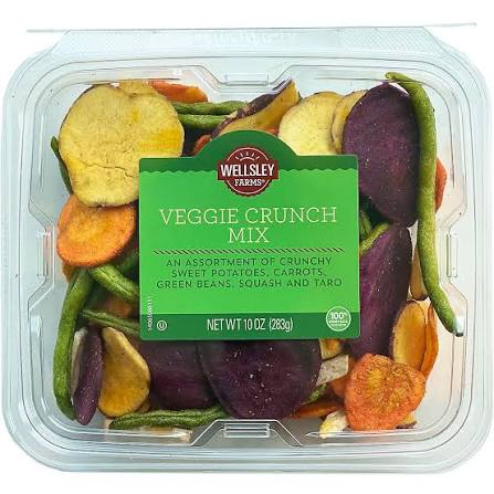 Wellsley Farms Veggie Crunch Mix, 10 oz. product packaging