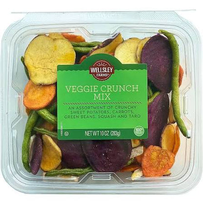Wellsley Farms Veggie Crunch Mix, 10 oz. product packaging