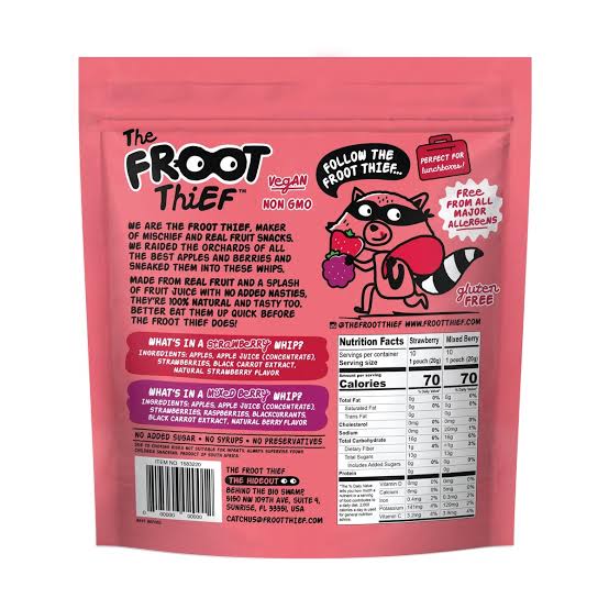 The Froot Thief Strawberry & Apple Real Fruit Whips, 16 ct. – alternate product view 2