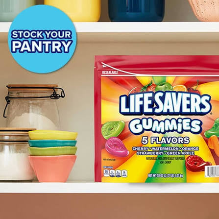 Life Savers Gummies 5 Flavors Resealable Gummy Candy, 38 oz. – alternate product view 2