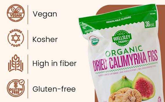 Wellsley Farms Organic Dried Calimyrna Figs, 36 oz. – alternate product view 9