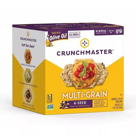 Crunchmaster Multi-Grain 4-Seed Crackers, 21 oz. – alternate product view 2
