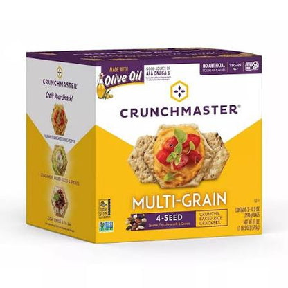 Crunchmaster Multi-Grain 4-Seed Crackers, 21 oz. – alternate product view 2