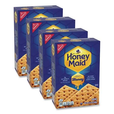 Honey Maid Honey Graham Crackers, Made with Real Honey, 4 pk. – alternate product view 2