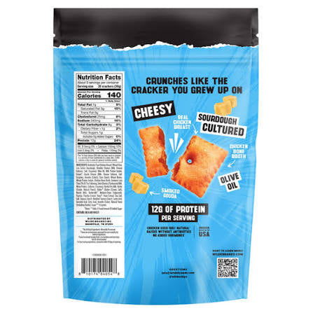 Wilde Smoked Gouda Protein Crackers, 7.4 oz. – alternate product view 2