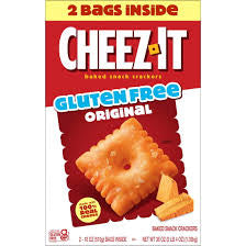 Cheez-It Baked Snack Crackers Gluten-Free, 2 pk. product packaging