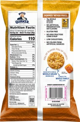 Quaker Caramel Rice Crisps Snacks, 18 oz. – alternate product view 2