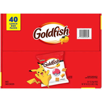 Goldfish Pokemon Cheddar Cheese Crackers, Snack Packs, 40 pk. – alternate product view 3