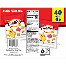 Goldfish Pokemon Cheddar Cheese Crackers, Snack Packs, 40 pk. – alternate product view 2