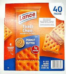 Lance ToastChee Peanut Butter Sandwich Crackers, Individually Wrapped Packs, 40 ct. – alternate product view 5