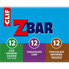 CLIF Kid Zbar variety pack: three flavors: iced oatmeal cookie, chocolate chip, and chocolate brownie