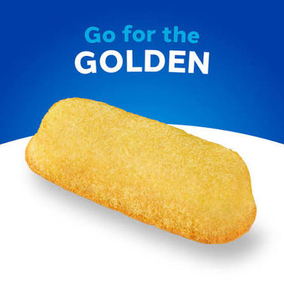 Hostess Twinkies: single Twinkie against blue background