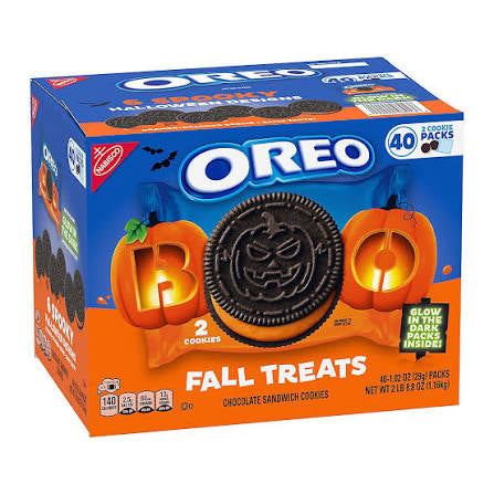 40-count Oreo Fall Treats orange creme cookies box