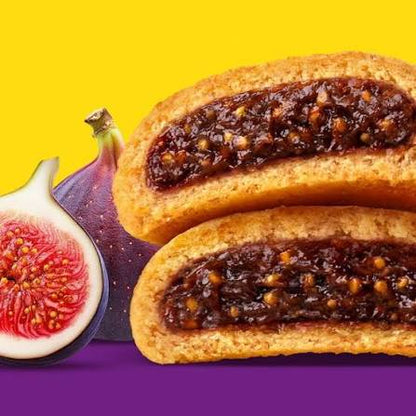 Newtons fig bars: close-up of stacked fig bars with fig filling