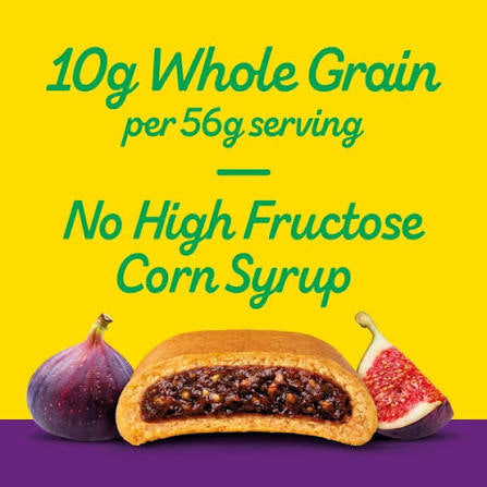 Newtons fig bars: fig bar with whole grain callout and figs