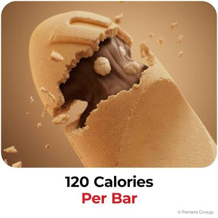 Nutella B-ready wafer bars: wafer bar cross-section showing hazelnut filling