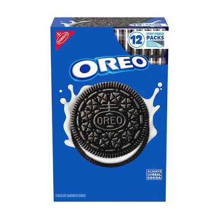12-pack Oreo original cookies Stay Fresh Sleeves box