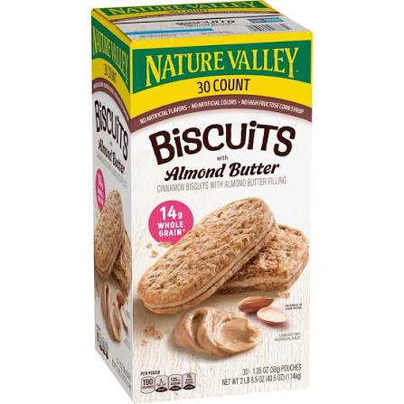 Nature Valley Almond Butter Biscuits, 30 ct.