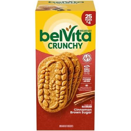 belVita Cinnamon Brown Sugar Breakfast Biscuits, 25 pk.
