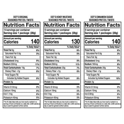 Dot's Pretzels Snack Variety Pack, 32 pk.