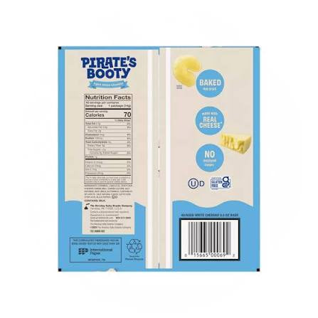 Pirate's Booty Aged White Cheddar Puffs, 40 ct.