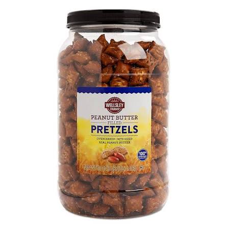 Wellsley Farms Peanut Butter Pretzels, 50 oz.
