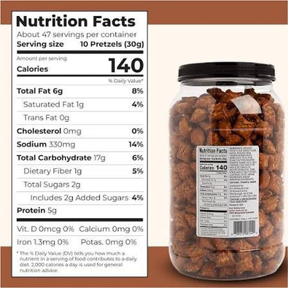 Wellsley Farms Peanut Butter Pretzels, 50 oz.