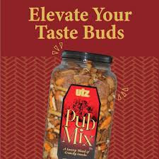 Utz Pub Mix Barrel, 44 oz.