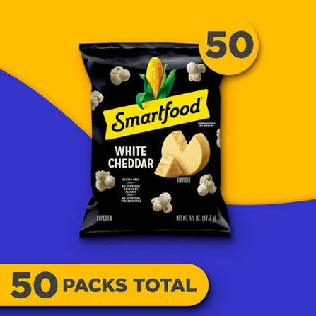 Smartfood White Cheddar Popcorn, 50 ct.