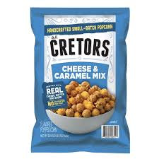Cretors Cheese & Caramel Mix Popped Corn, 23.5 oz.