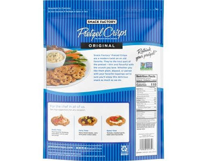 Snack Factory Original Pretzel Crisps, 26 oz.
