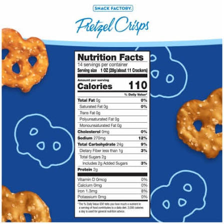 Snack Factory Original Pretzel Crisps, 26 oz.