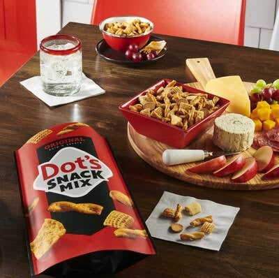 Dot's Original Snack Mix with Mini Pretzels, Corn Cereal, Cheese Pita Chips & Garlic Rye Chips, 31 oz.