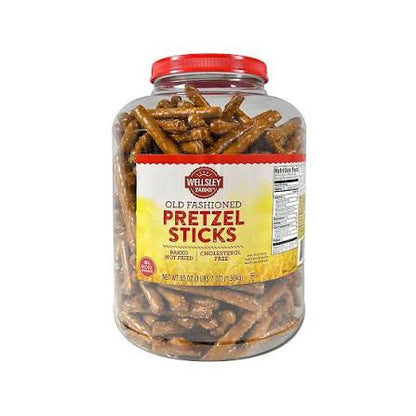 Wellsley Farms Old Fashioned Pretzel Sticks, 55 oz.
