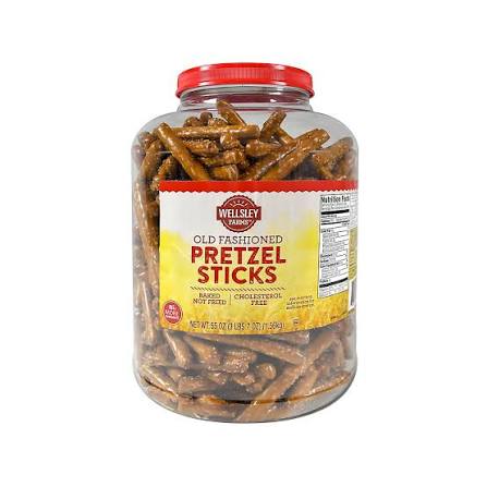 Wellsley Farms Old Fashioned Pretzel Sticks, 55 oz.