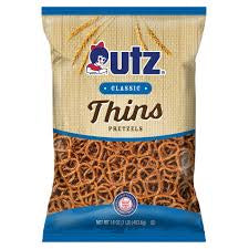 Utz Classic Thins Pretzels, 16 oz.