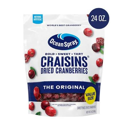 Ocean Spray Craisins Dried Cranberries Value Pack, 20 oz.
