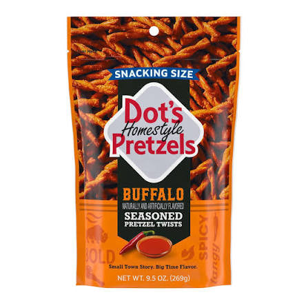 Dot's Homestyle Pretzels Buffalo Seasoned Pretzel Twists, 16 oz.