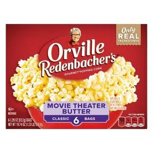 Orville Redenbacher's Movie Theater Butter Microwave Popcorn, 19.74 oz.