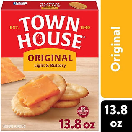 Town House Oven Baked Original Crackers, 13.8 oz.