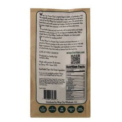Wrap City Hand Crafted Kettle White Cheddar Jalapeno Popcorn, 12 oz.