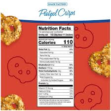 Snack Factory Everything Pretzel Crisps Party Size, 14 oz.