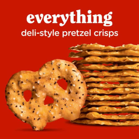Snack Factory Everything Pretzel Crisps Party Size, 14 oz.