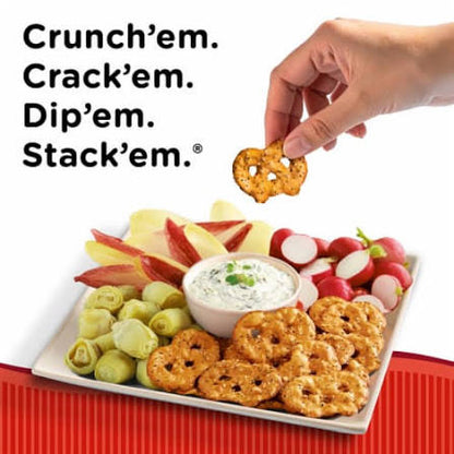 Snack Factory Everything Pretzel Crisps Party Size, 14 oz.
