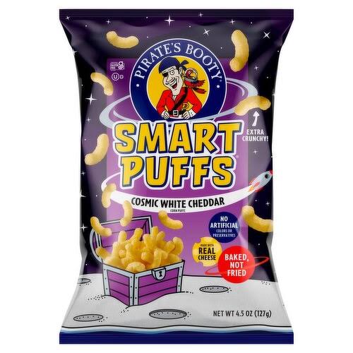 Pirate's Booty Smart Puffs Cosmic White Cheddar, 6 oz.