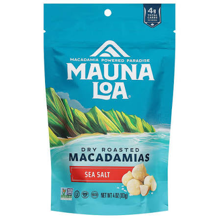 Mauna Loa Sea Salt Dry Roasted Macadamias, 4 oz.