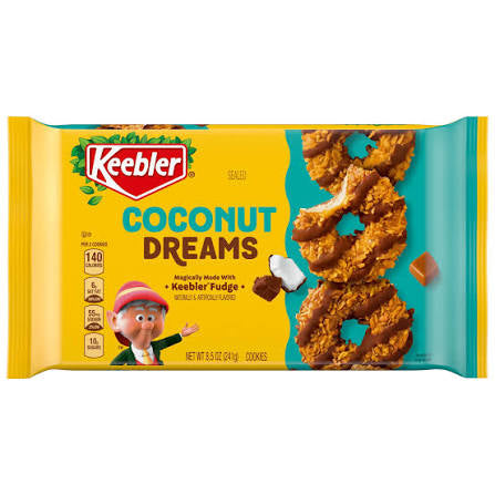 Keebler Coconut Dreams Cookies, 8.5 oz.