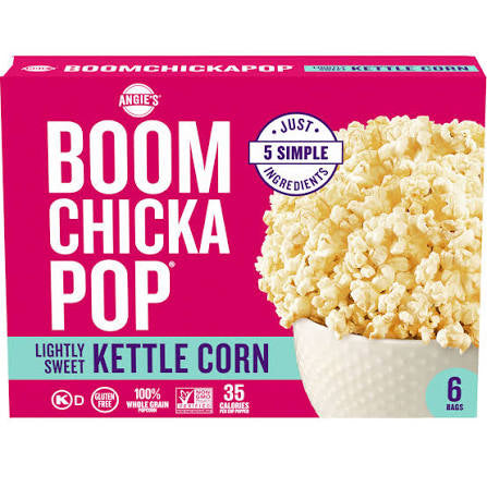 Angie's Boomchickapop Lightly Sweet Kettle Corn, 19.74 oz.