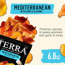 Terra Mediterranean Real Vegetable Chips, 6.8 oz.