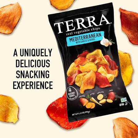 Terra Mediterranean Real Vegetable Chips, 6.8 oz.